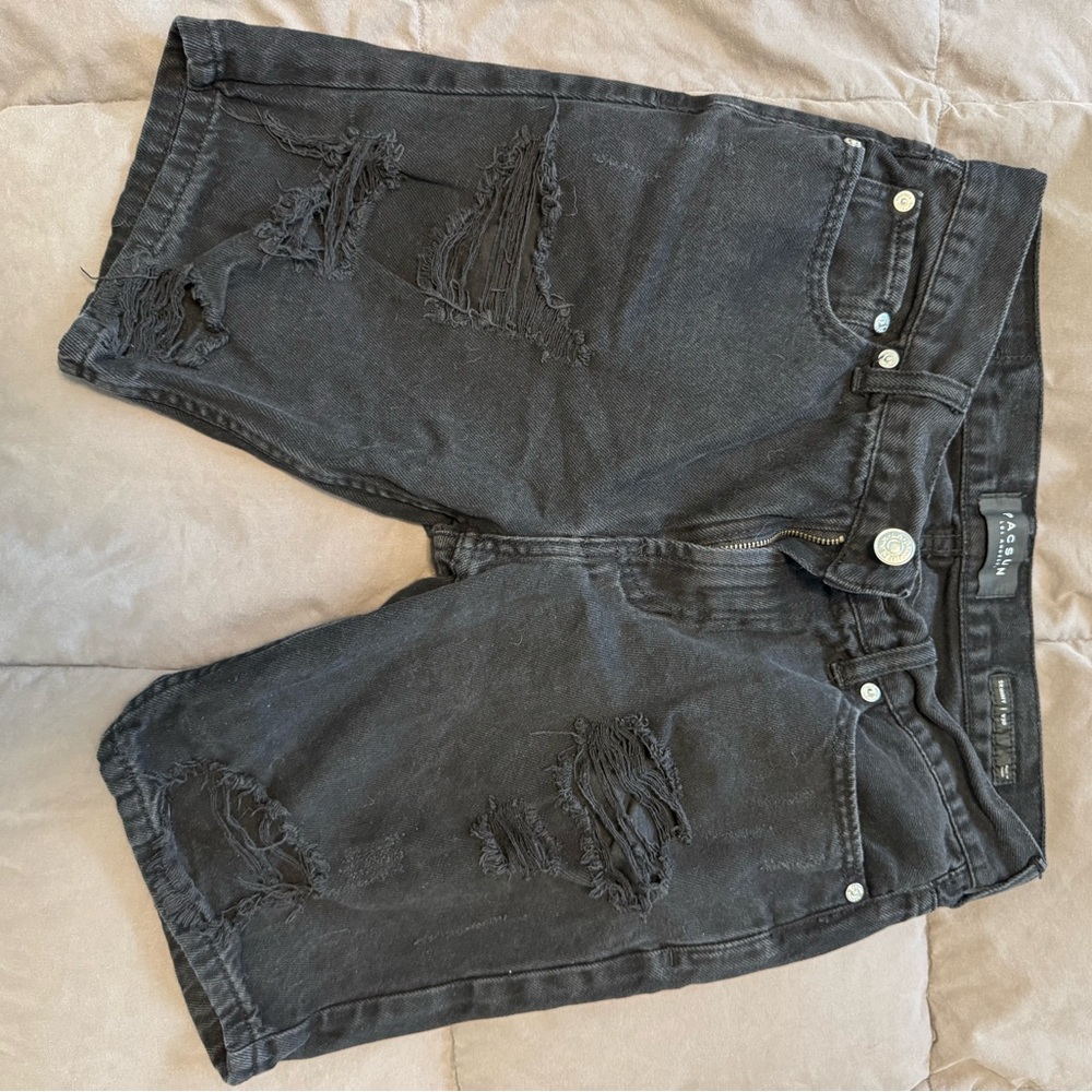 PacSun Black Denim Shorts